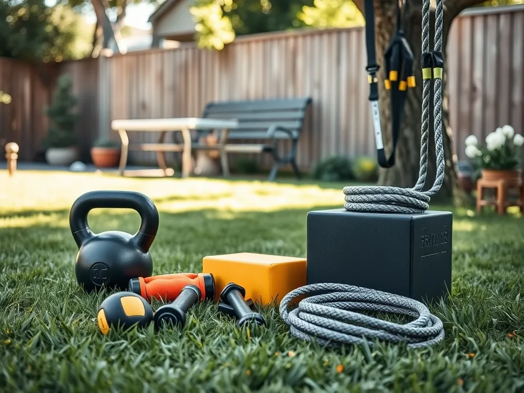 Najlepsze akcesoria do treningu funkcjonalnego w ogrodzie