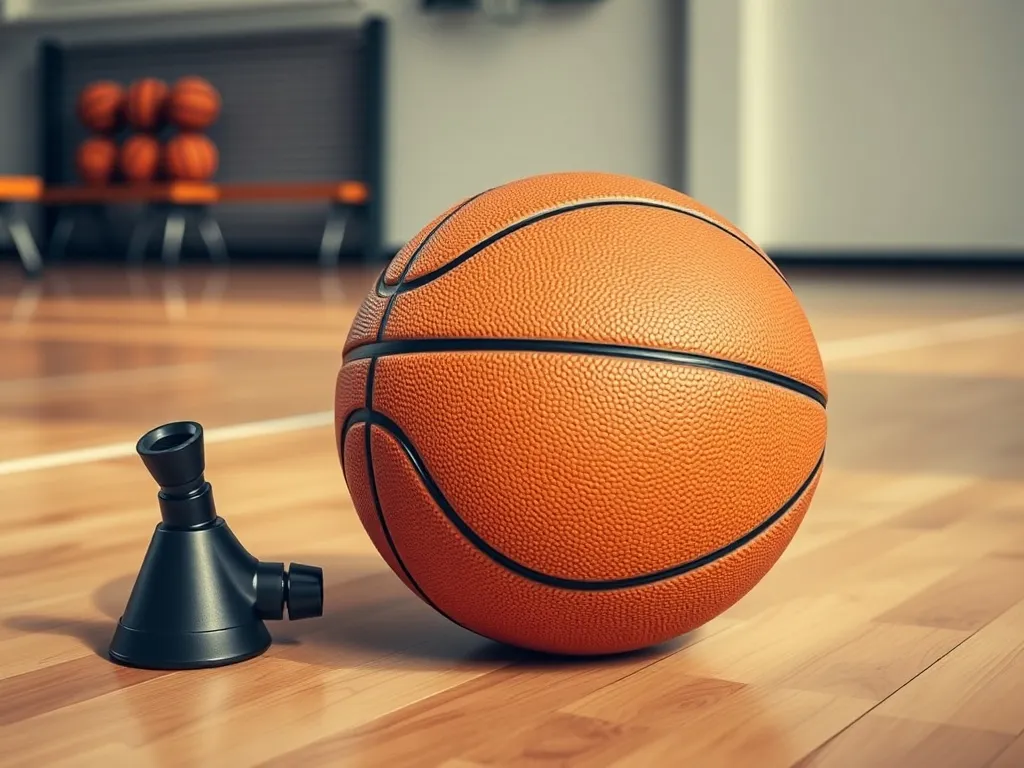 Jak napompować piłkę do koszykówki bez igły?